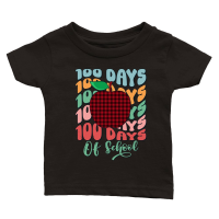 Product Happy Retro 100 Days of 2 Classic Baby Crewneck T-shirt