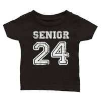 Product Senior 2024 Class of 24 Graduation Classic Baby Crewneck T-shirt