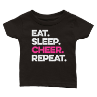 Product Eat Sleep Cheer Repeat Classic Baby Crewneck T-shirt