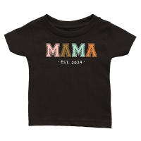 Product Mama Est 2024 Mothers Day Classic Baby Crewneck T-shirt