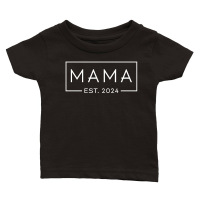 Product Mama Est 2024 Promoted to Mommy Classic Baby Crewneck T-shirt