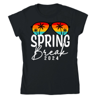 Product Spring Break 2024 Vacation 2024 Classic Womens Crewneck T-shirt