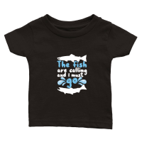 Product The Fish Are Calling And I Must Go Classic Baby Crewneck T-shirt
