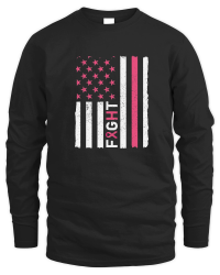 Product USA Flag Breast Cancer Awareness Unisex Sweatshirt