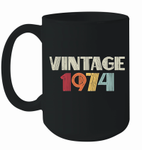 Product Vintage 1974 Birthday Mug