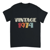 Product Vintage 1974 Birthday Unisex T-Shirt
