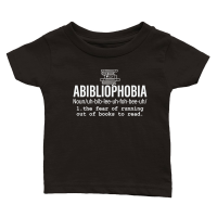 Product Abibliophobia Book Lover Reading Classic Baby Crewneck T-shirt