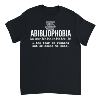 Product Abibliophobia Book Lover Reading Unisex T-Shirt