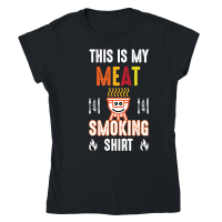 Product BBQ T shirt Design Barbecue Classic Womens Crewneck T-shirt