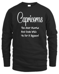 Product Capricorn The Year Starts And Ends Unisex Sweatshirt