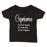Product Capricorn The Year Starts And Ends Classic Baby Crewneck T-shirt