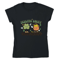 Product Feeling Lucky Classic Womens Crewneck T-shirt