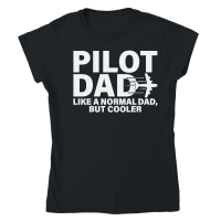 Product Funny Pilot Art For Dad Men Aviation Airplane Aircraft Pilot Classic Womens Crewneck T-shirt