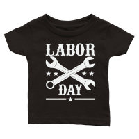 Product Happy Labor Day Classic Baby Crewneck T-shirt
