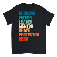 Product Husband Father Leader Funny Fathers Day Unisex T-Shirt