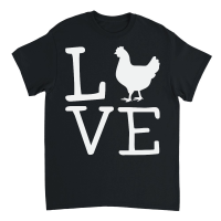 Product I Love Chickens T Shirt Funny Chicken Lover Unisex T-Shirt