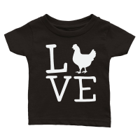 Product I Love Chickens T Shirt Funny Chicken Lover Classic Baby Crewneck T-shirt