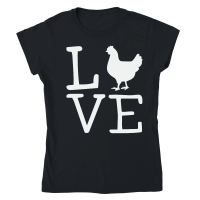 Product I Love Chickens T Shirt Funny Chicken Lover Classic Womens Crewneck T-shirt