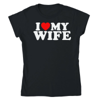 Product I love my wife Classic Womens Crewneck T-shirt