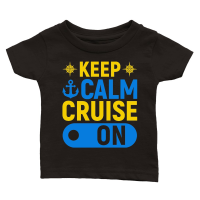 Product Keep Calm Cruise On Classic Baby Crewneck T-shirt