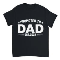 Product Promoted to dad est.2024 Unisex T-Shirt