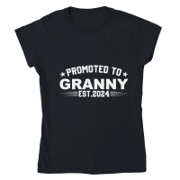 Product Promoted to granny est.2024 Classic Womens Crewneck T-shirt