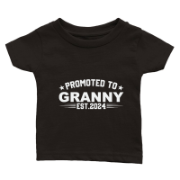 Product Promoted to granny est.2024 Classic Baby Crewneck T-shirt