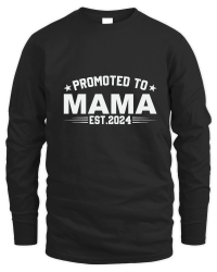 Product Promoted to mama est.2024 Unisex Sweatshirt
