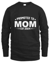 Product Promoted to mom est.2024 Unisex Sweatshirt