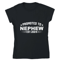 Product Promoted to nephew est.2024 Classic Womens Crewneck T-shirt