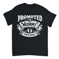 Product Promoted to Mommy Est. 2024 New Mom Unisex T-Shirt