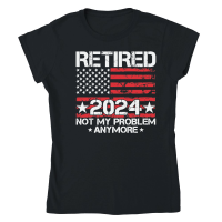 Product Retired not my problem anymore 2024 Classic Womens Crewneck T-shirt