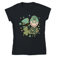 Product Retro St Patrick's Day 2 Classic Womens Crewneck T-shirt