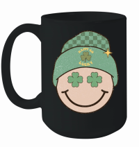 Product Retro St Patrick's Day happy go lucky Mug