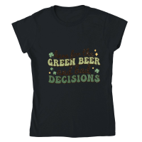 Product Retro St Patrick's Day here Classic Womens Crewneck T-shirt