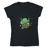 Product Retro St Patrick's Day howdy go lucky Classic Womens Crewneck T-shirt