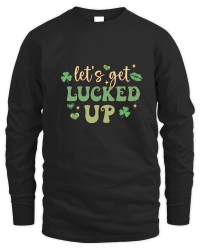 Product Retro St Patrick's Day Lets get Lucke Uup Unisex Sweatshirt