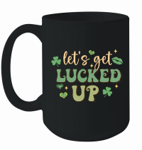 Product Retro St Patrick's Day Lets get Lucke Uup Mug