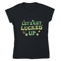 Product Retro St Patrick's Day Lets get Classic Womens Crewneck T-shirt