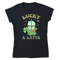 Product Retro St Patrick's Day lucky a atte Classic Womens Crewneck T-shirt