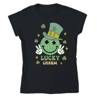 Product Retro St Patrick's Day lucky charm Classic Womens Crewneck T-shirt
