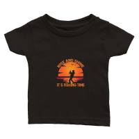 Product Rise And Shine It’s Fishing Time Classic Baby Crewneck T-shirt