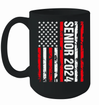 Product Senior 2024 American Flag USA Graduation Mug
