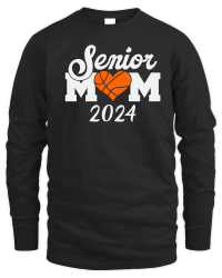 Product Senior mom 2024 Basket ball Unisex Sweatshirt
