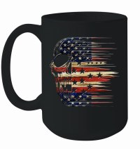 Product Skull flag american Mug