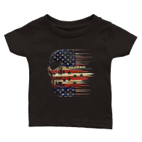 Product Skull flag american Classic Baby Crewneck T-shirt