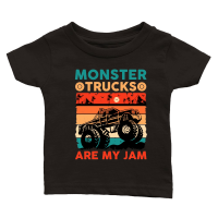 Product Monster Truck Are My Jam Classic Baby Crewneck T-shirt