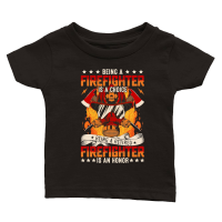Product Being a Firefighter is a choice Being a Retired Firefighter is an Honor Classic Baby Crewneck T-shirt