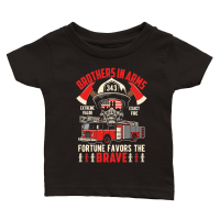 Product Brothers in arms extreme valor exact fire fortune favors the brave Classic Baby Crewneck T-shirt