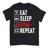 Product Eat Sleep Gym Repeat Unisex T-Shirt